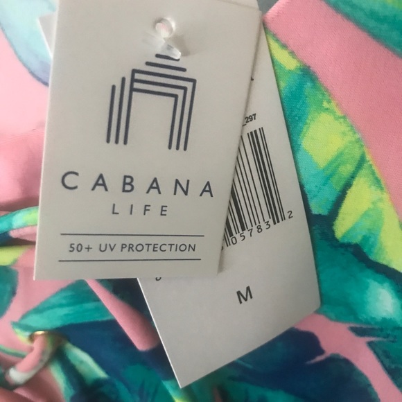 NWT CABANA LIFE Upf 50 Palm Cover-up Dress M - Picture 8 of 10